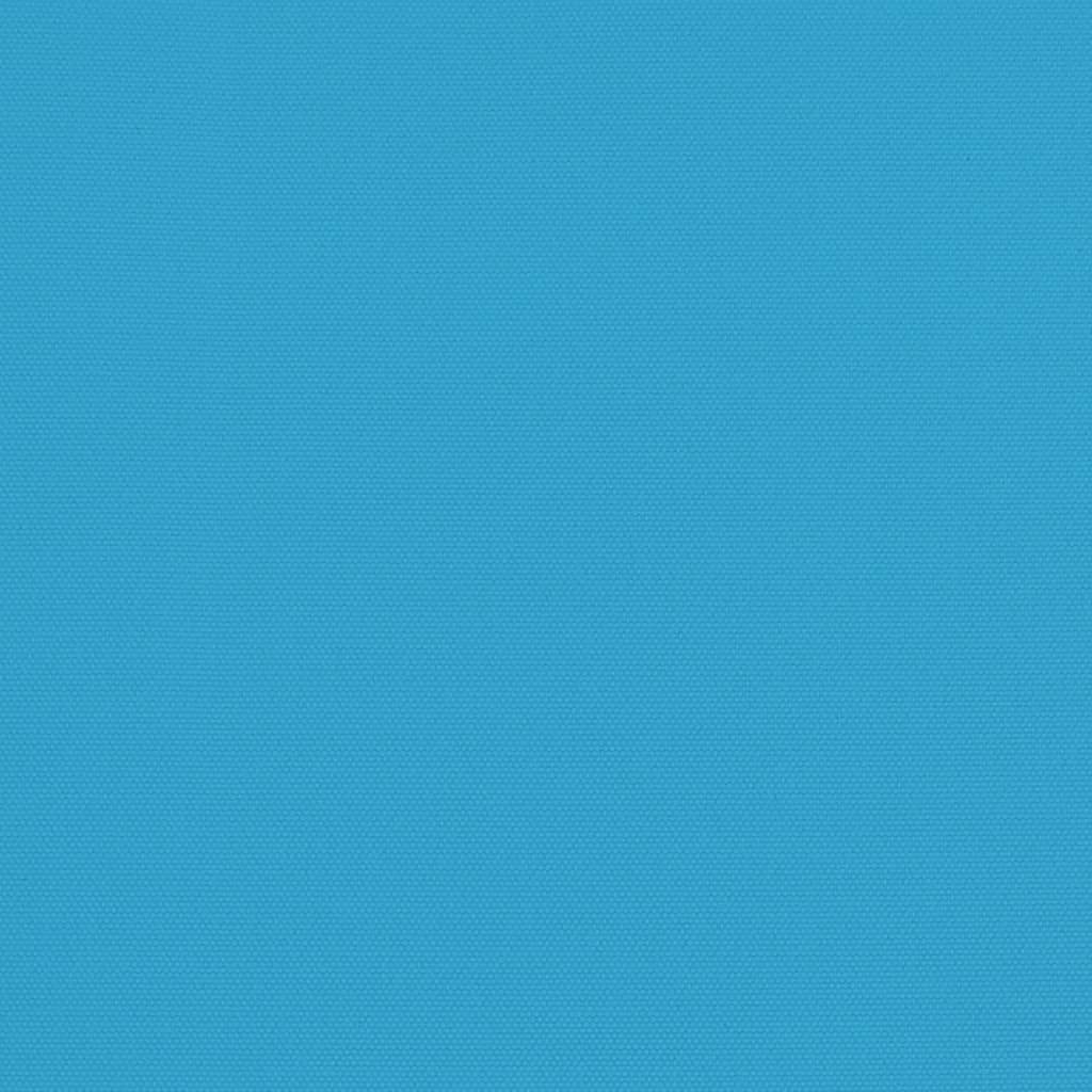 Guarda-sol de parede com luzes LED 290 cm azul-mar