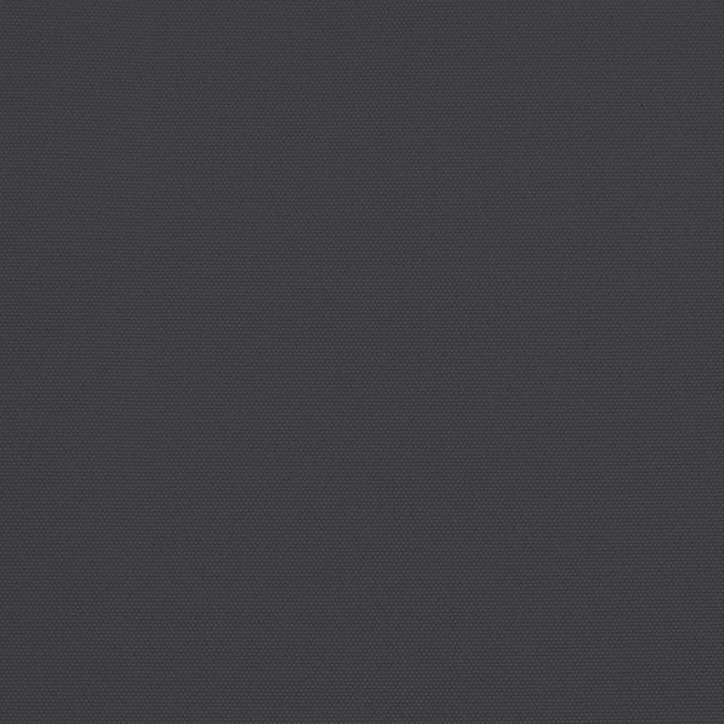 Guarda-sol de jardim c/ cabeça dupla/luzes LED 316x145 cm preto