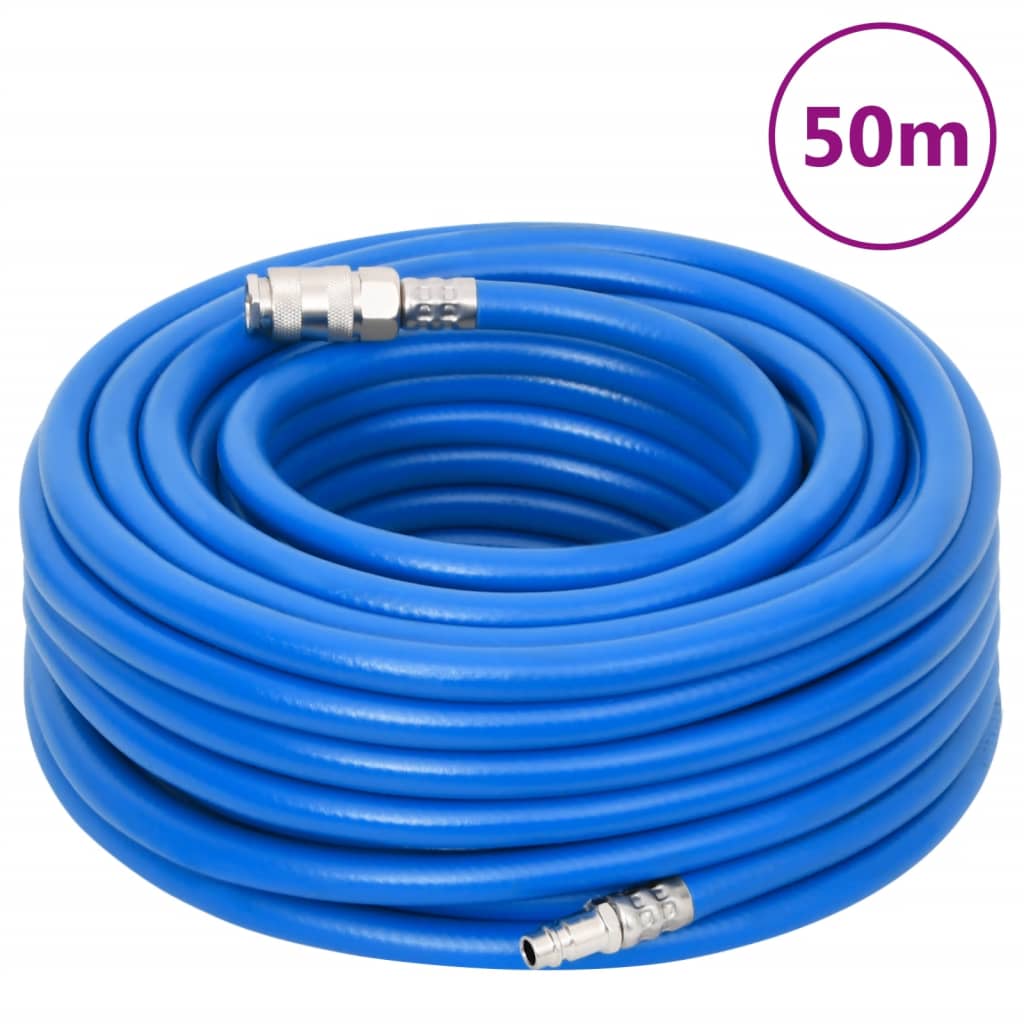 Mangueira de ar 0,7" 50 m PVC azul