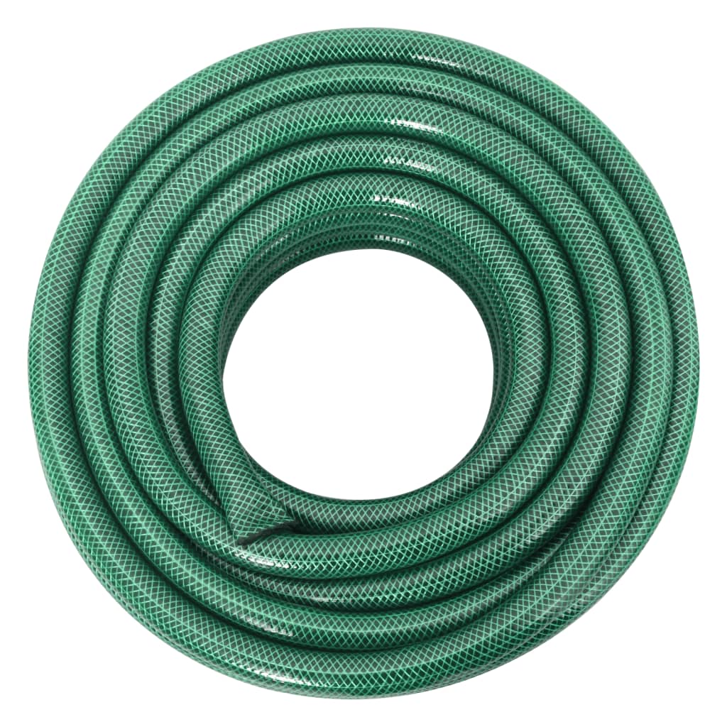 Mangueira de jardim com conjunto de encaixe 0,75" 10m PVC verde