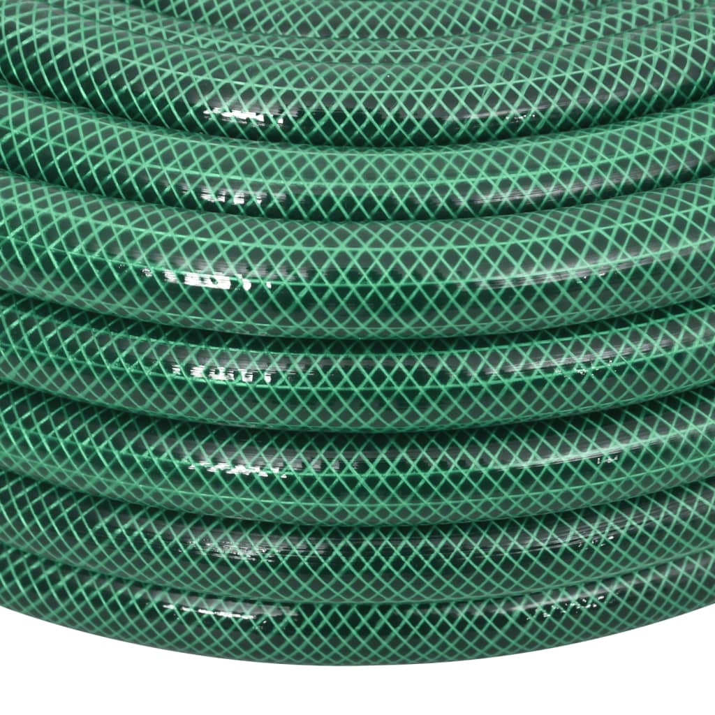 Mangueira de jardim com conjunto de encaixe 0,75" 10m PVC verde