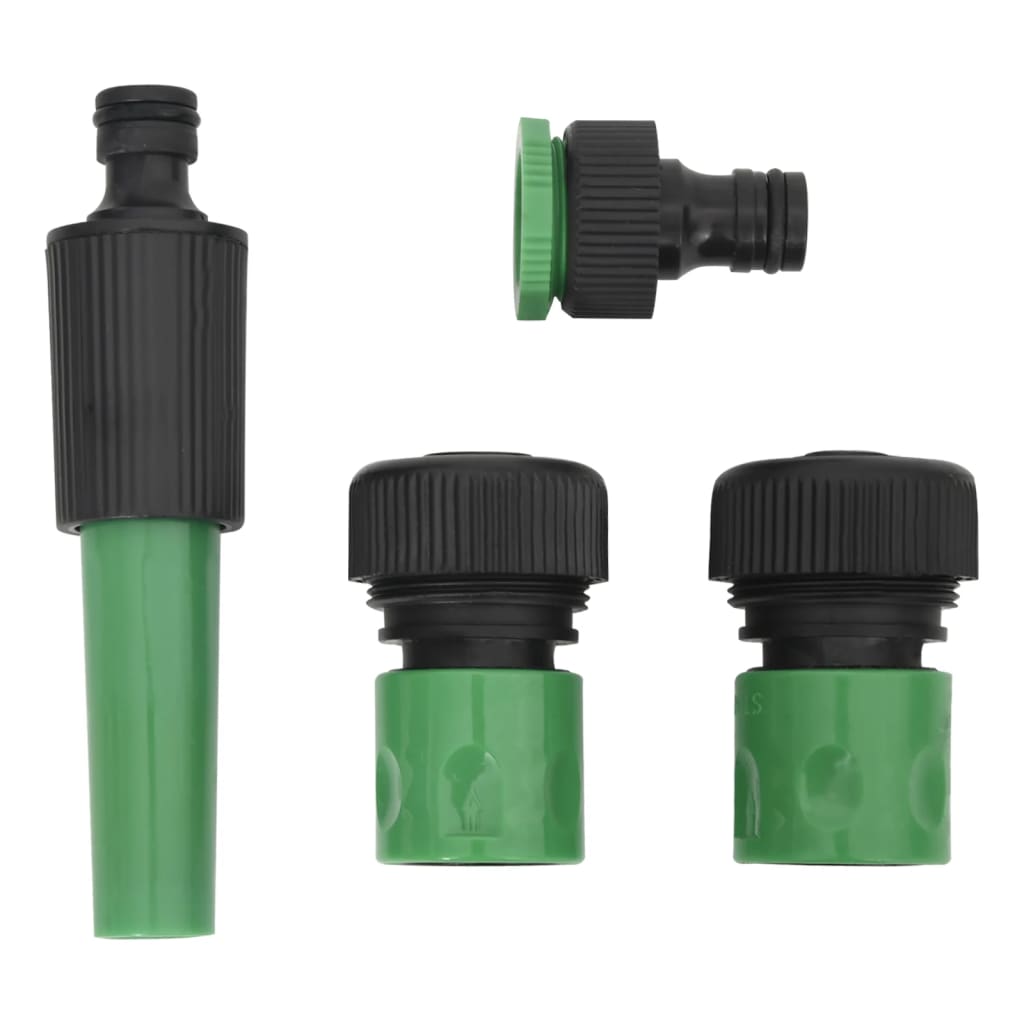 Mangueira de jardim com conjunto de encaixe 0,75" 10m PVC verde