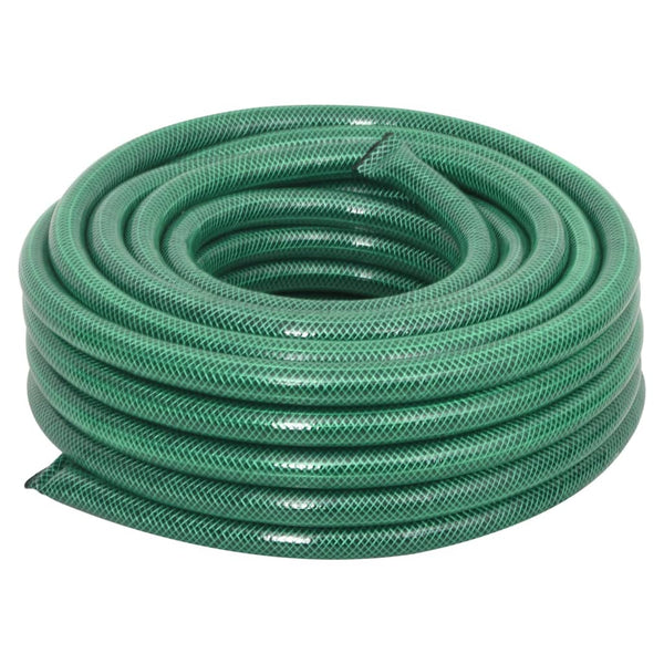 Mangueira de jardim com conjunto de encaixe 0,75" 30m PVC verde