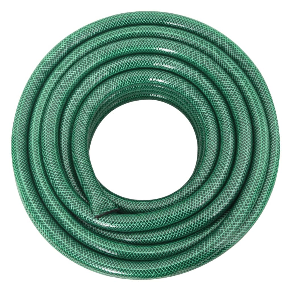 Mangueira de jardim com conjunto de encaixe 0,75" 30m PVC verde