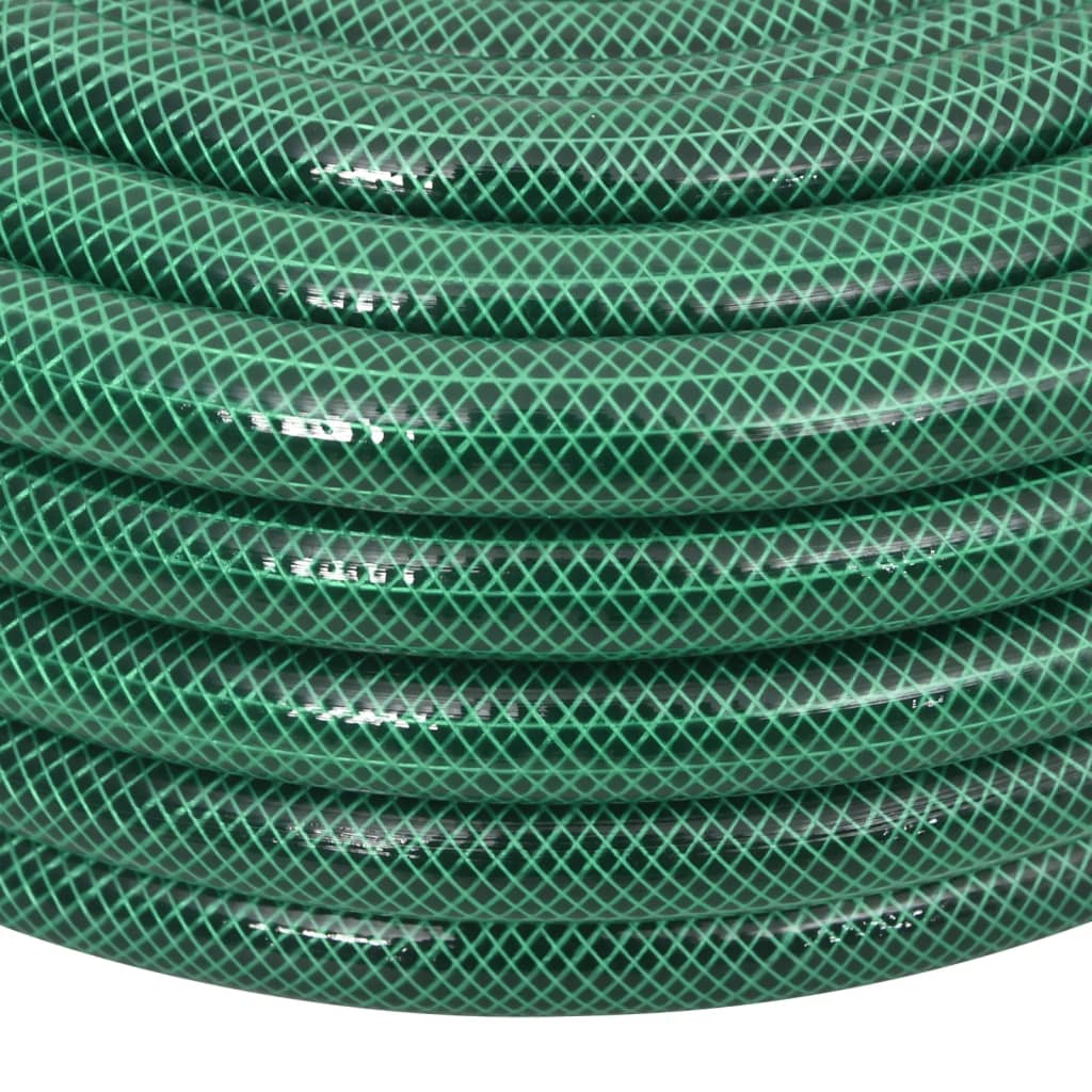 Mangueira de jardim com conjunto de encaixe 0,75" 30m PVC verde