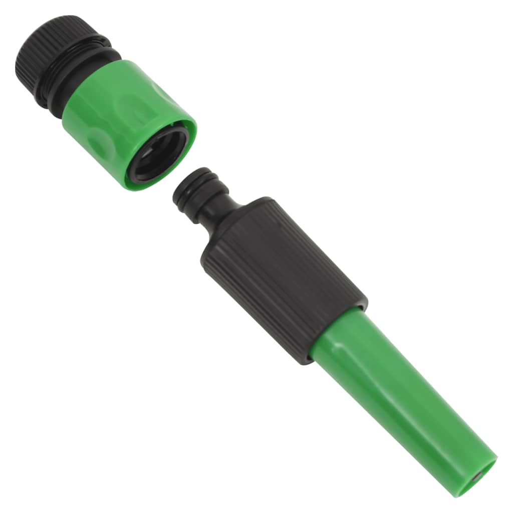Mangueira de jardim com conjunto de encaixe 0,75" 30m PVC verde