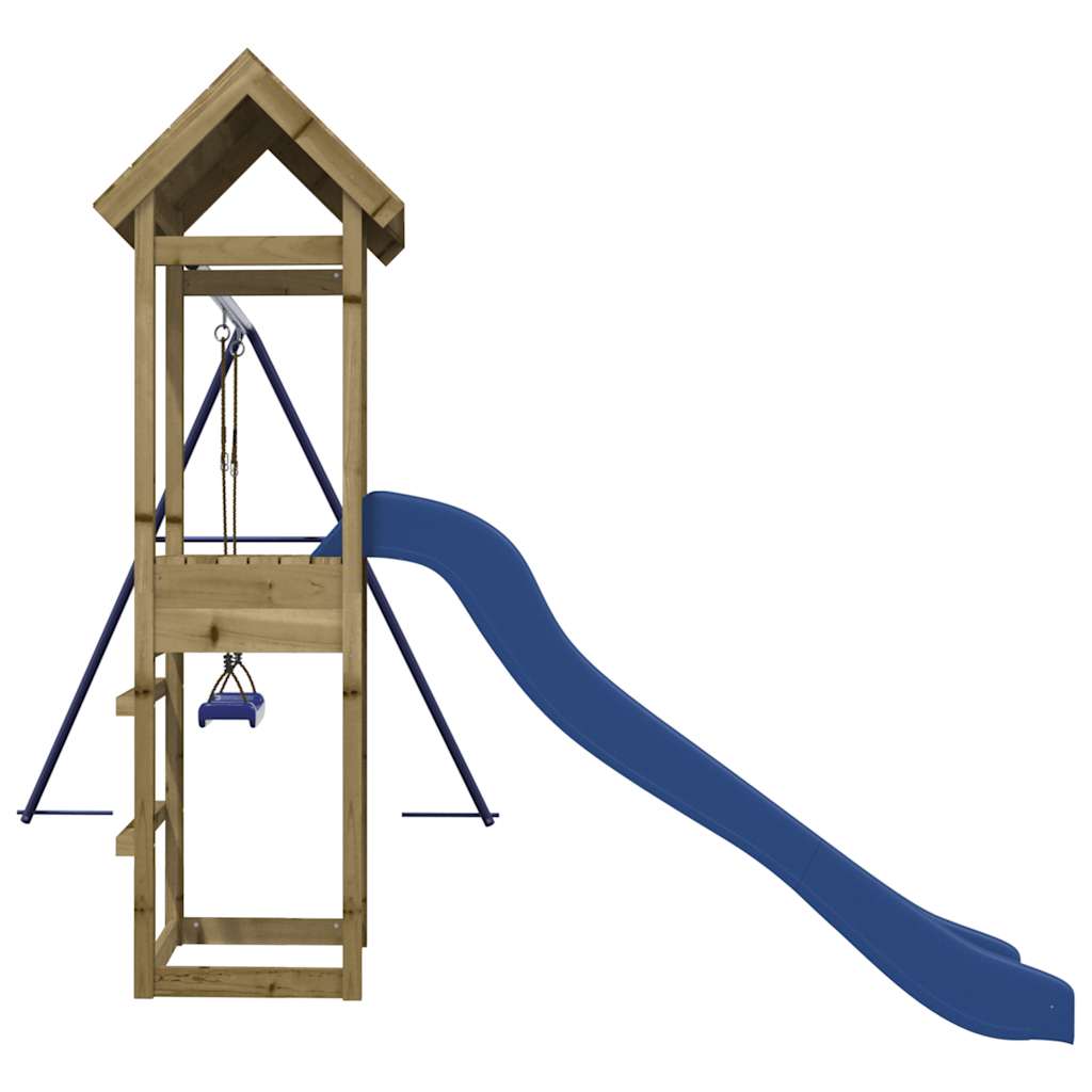 Conjunto de brincar para exterior madeira de pinho impregnada