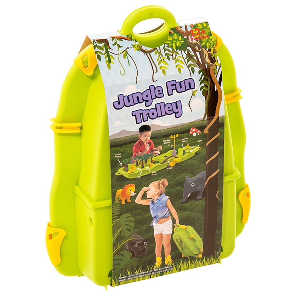 Carrinho de brincar na água selva 51x21,5x66,5cm polipropileno