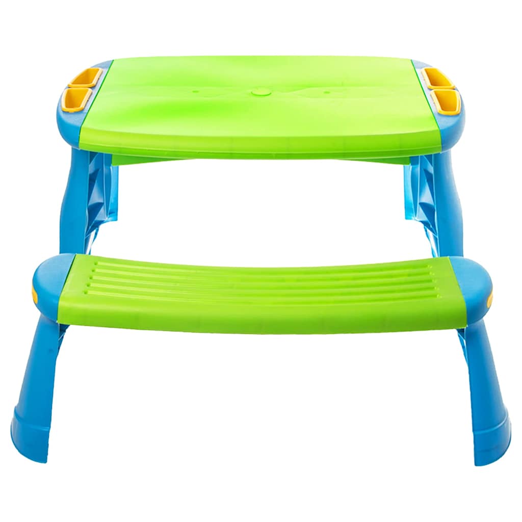 Banco e Mesa de piquenique para crianças 89,5x84,5x48 cm polipropileno