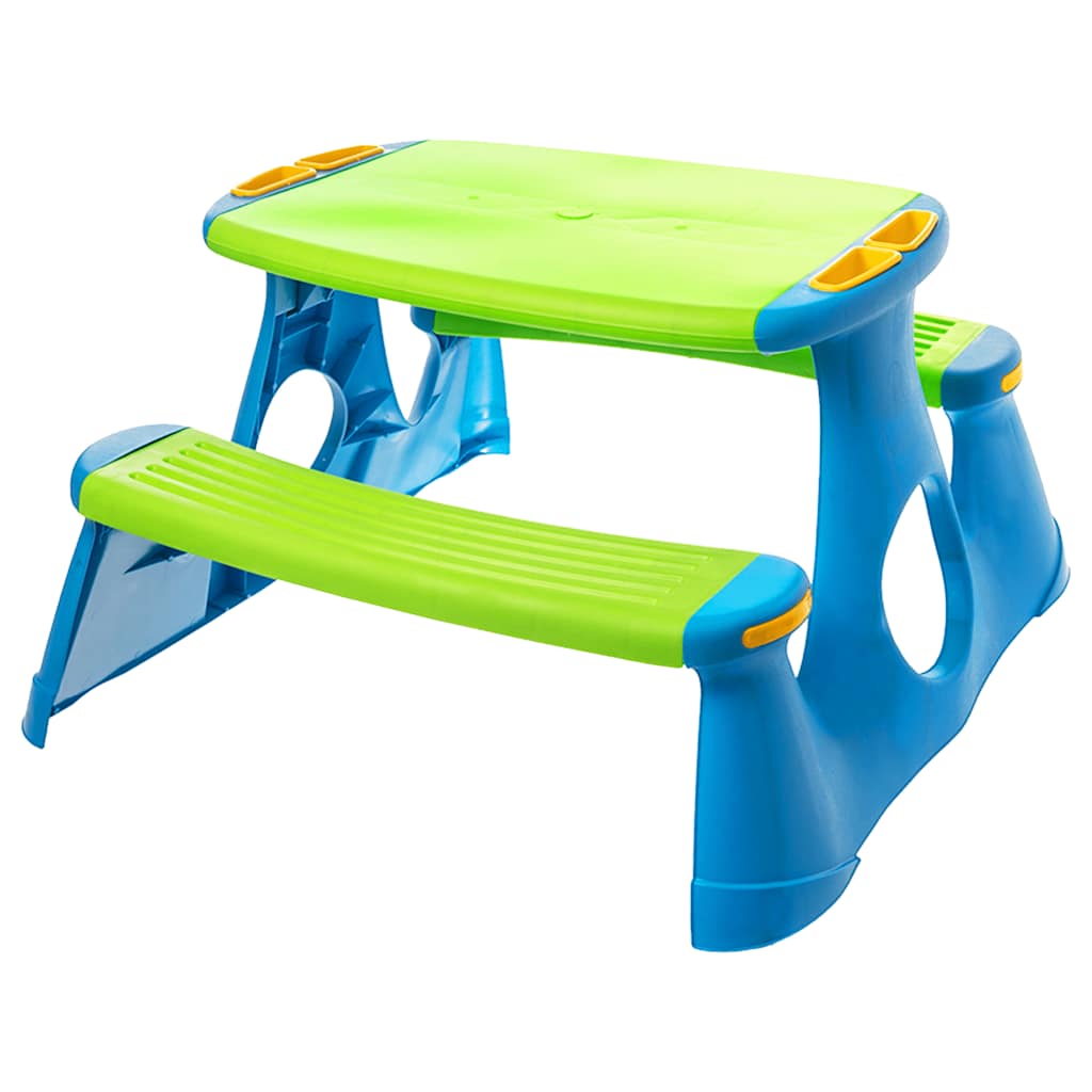 Banco e Mesa de piquenique para crianças 89,5x84,5x48 cm polipropileno