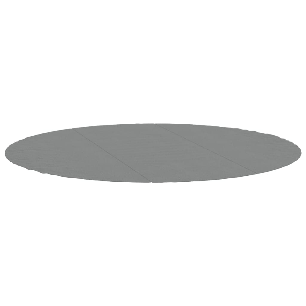 Pano para chão de piscinas Ø396 cm poliéster geotêxtil cinza
