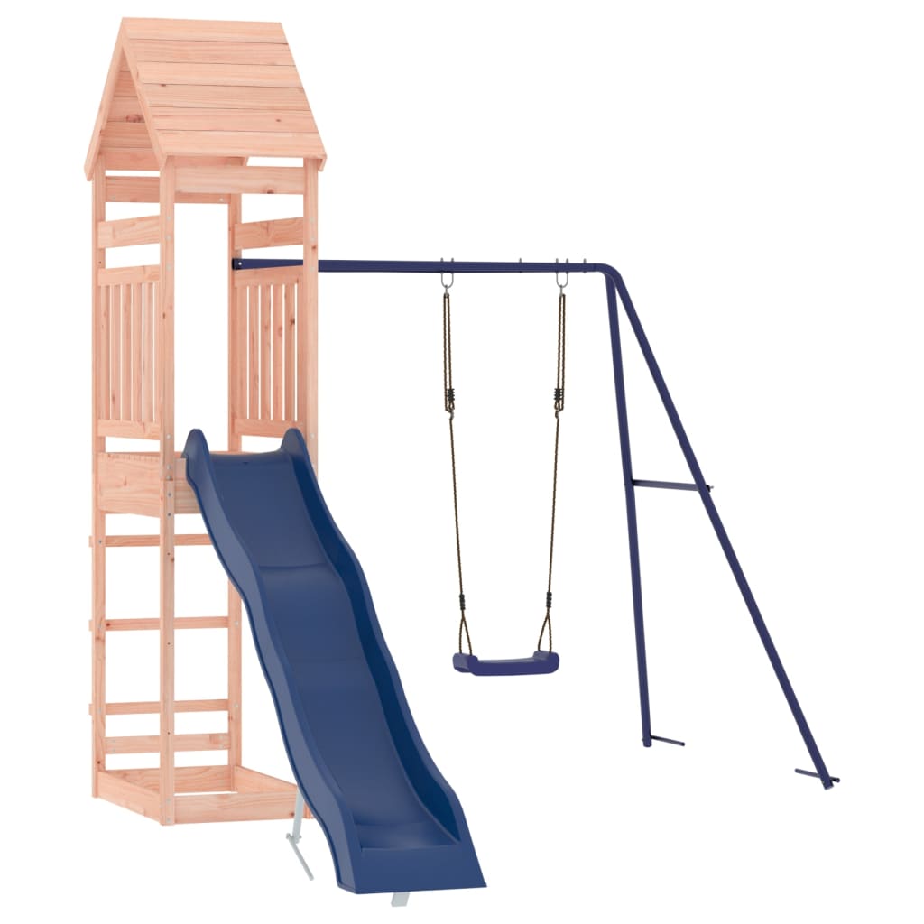 Conjunto de brincar para exterior madeira de douglas maciça