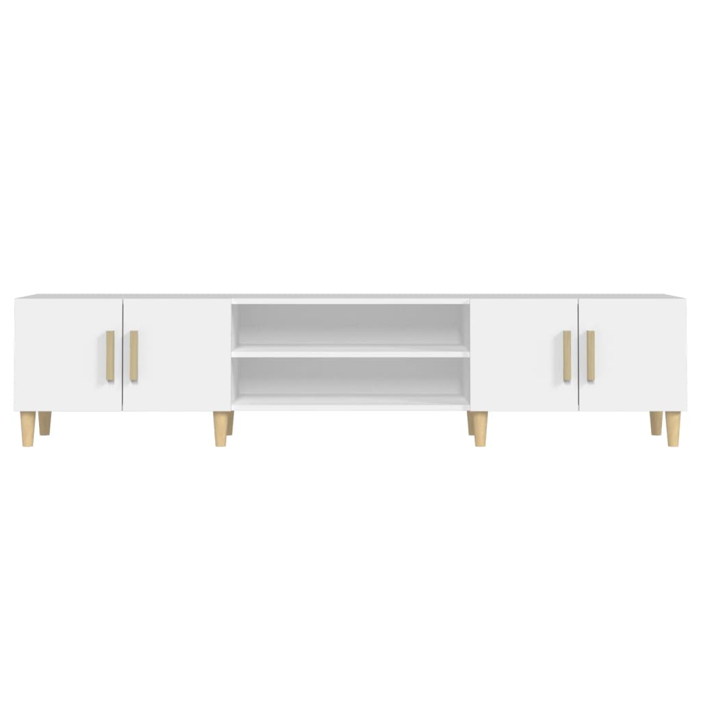 Móvel p/ TV 180x31,5x40 cm derivados de madeira branco