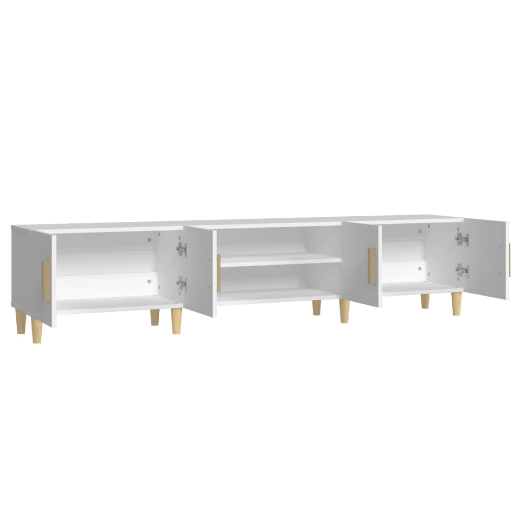 Móvel p/ TV 180x31,5x40 cm derivados de madeira branco