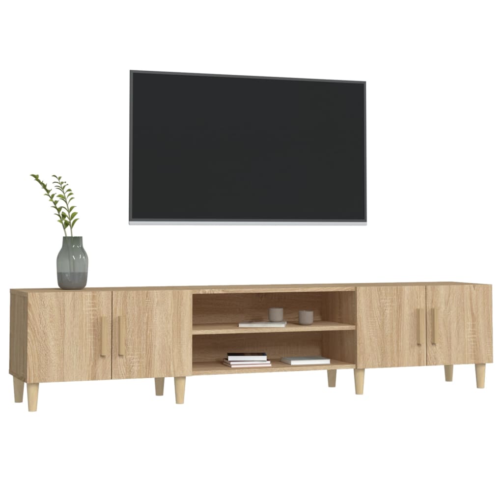 Móvel de TV 180x31,5x40 cm derivados de madeira carvalho sonoma