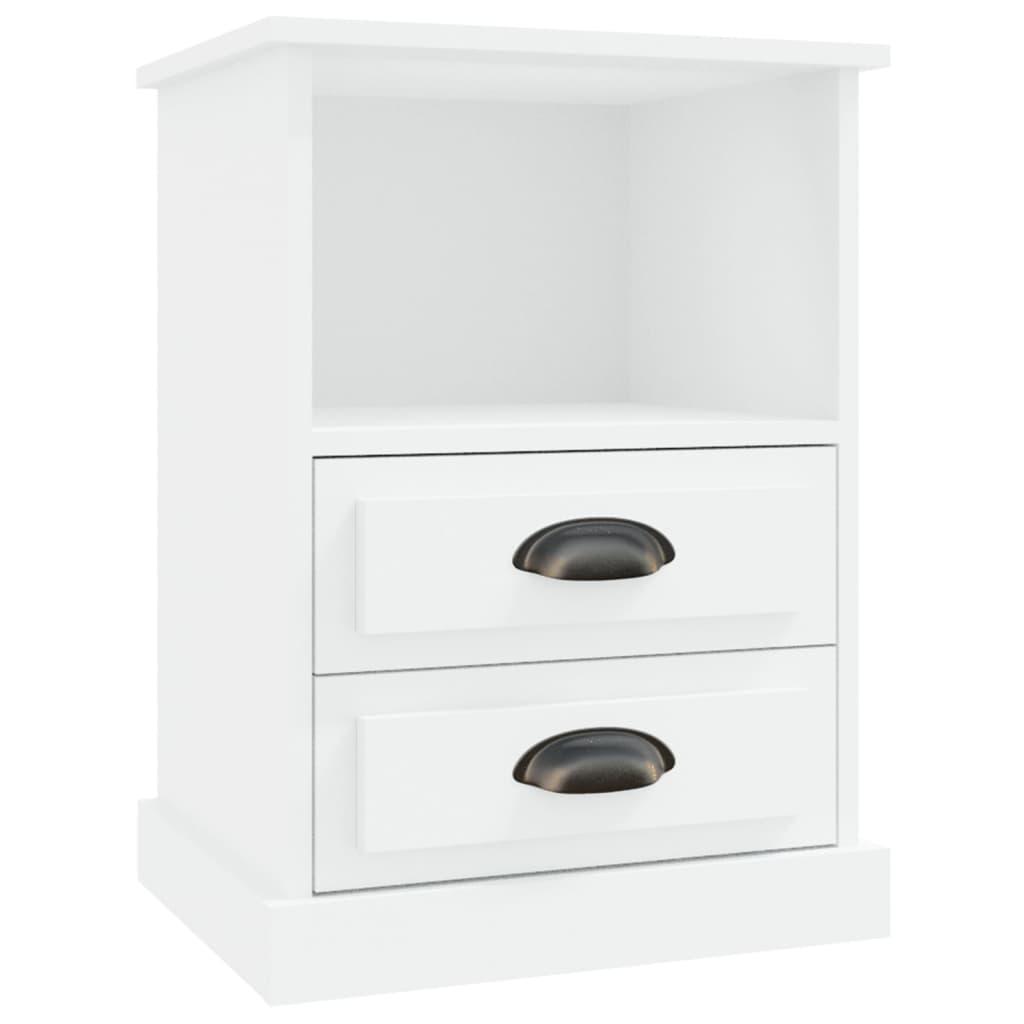 Mesas de cabeceira 2 pcs 43x36x60 cm branco