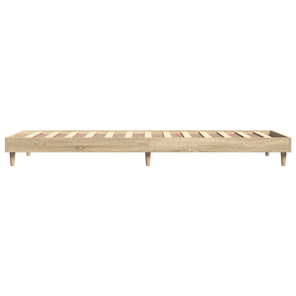 Estrutura cama s/ colchão derivados de madeira carvalho sonoma