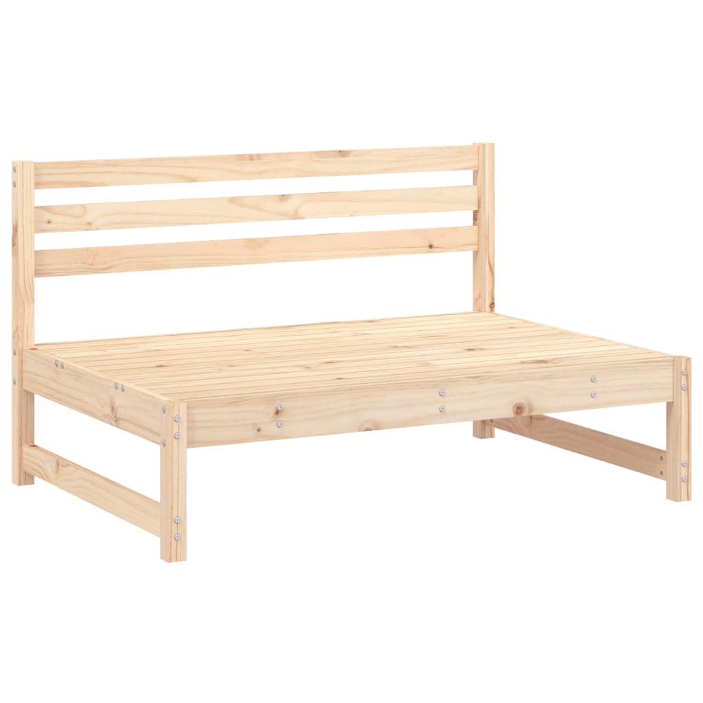 Sofás de centro para jardim 2 pcs 120x80 cm pinho maciço