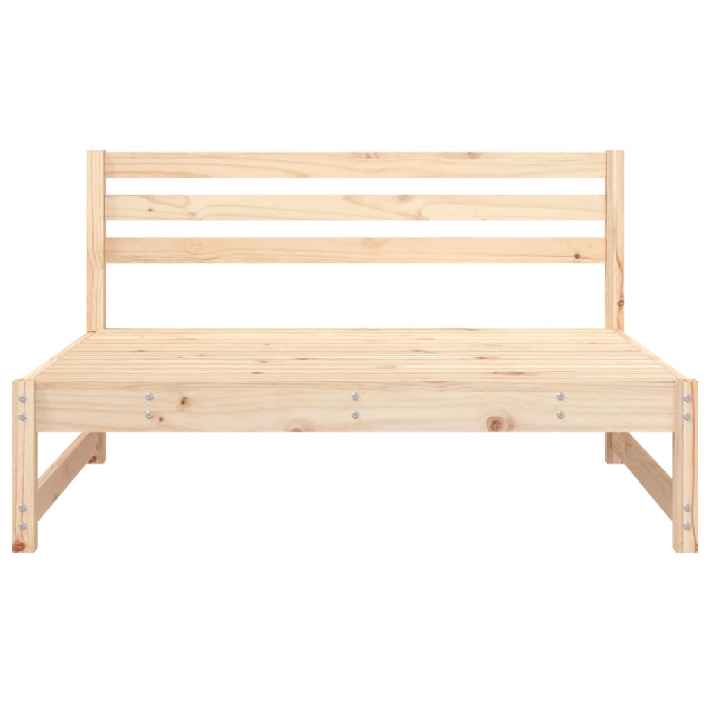 Sofás de centro para jardim 2 pcs 120x80 cm pinho maciço