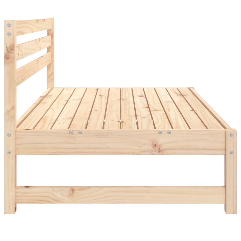 Sofás de centro para jardim 2 pcs 120x80 cm pinho maciço