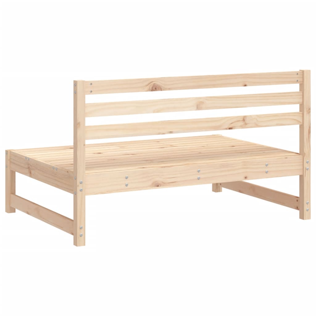 Sofás de centro para jardim 2 pcs 120x80 cm pinho maciço