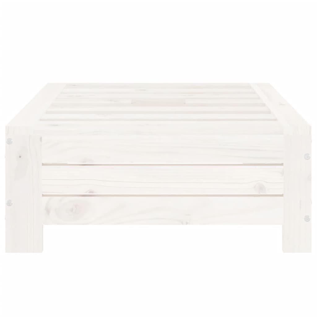 Cobertura p/ base de guarda-sol madeira de pinho maciça branco