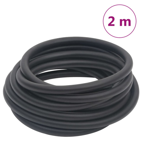 Mangueira de ar híbrida 0,6" 2 m borracha e PVC preto