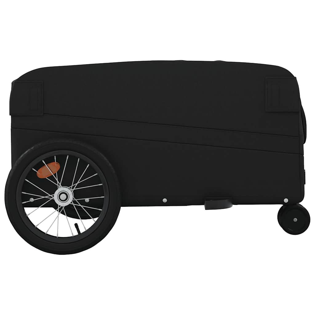 Reboque para bicicleta 45 kg ferro preto