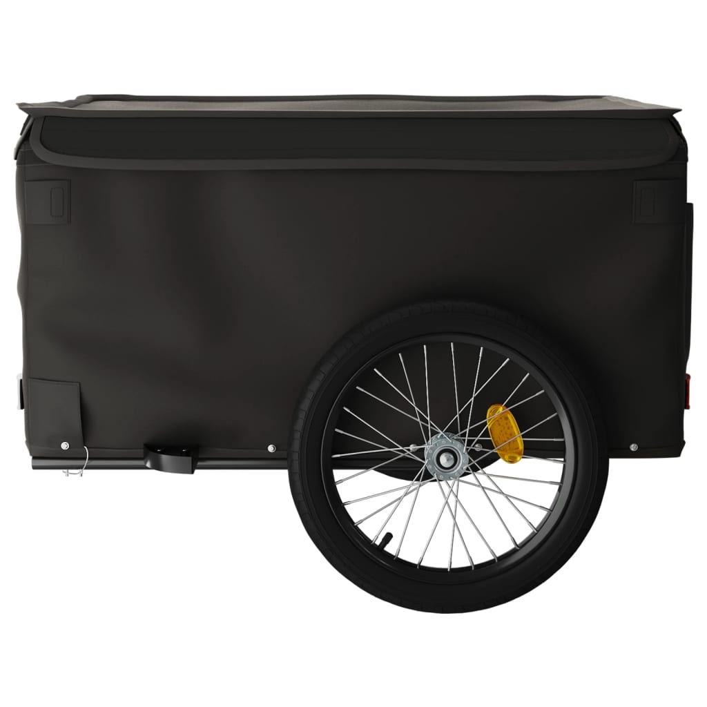 Reboque para bicicleta 45 kg ferro preto