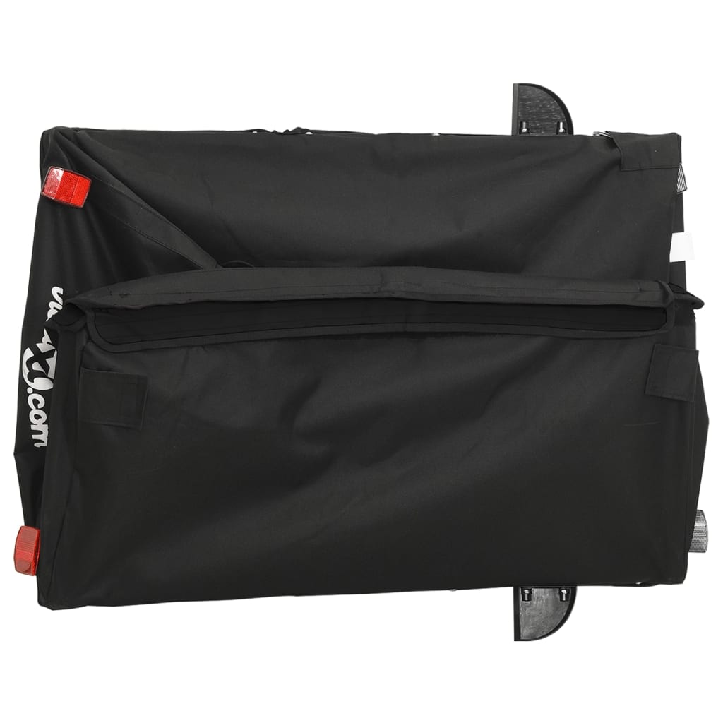 Reboque para bicicleta 45 kg ferro preto