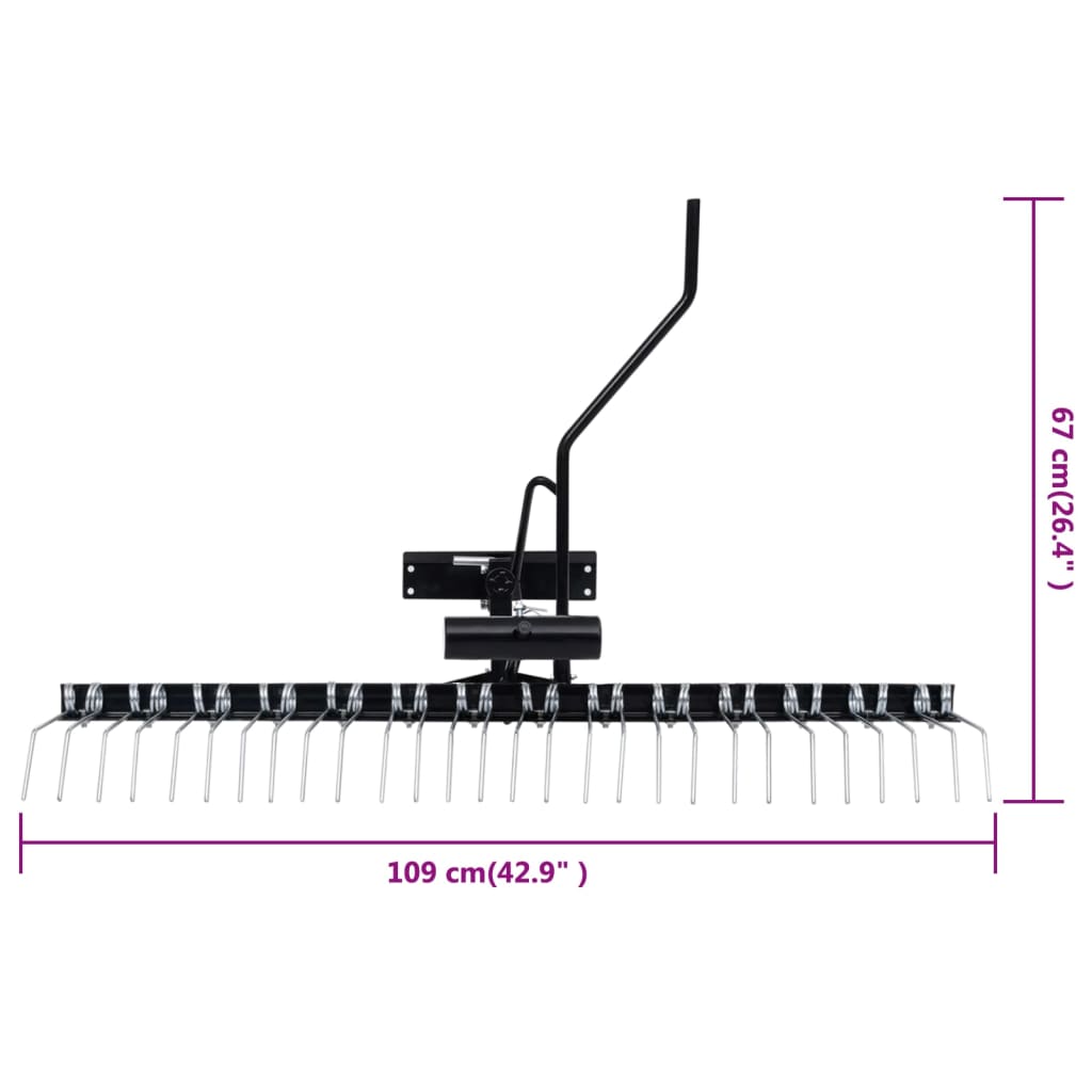Escarificador para cortador de relva 109 cm