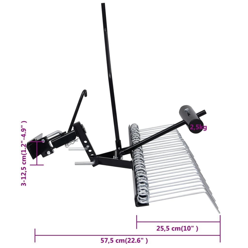 Escarificador para cortador de relva 109 cm