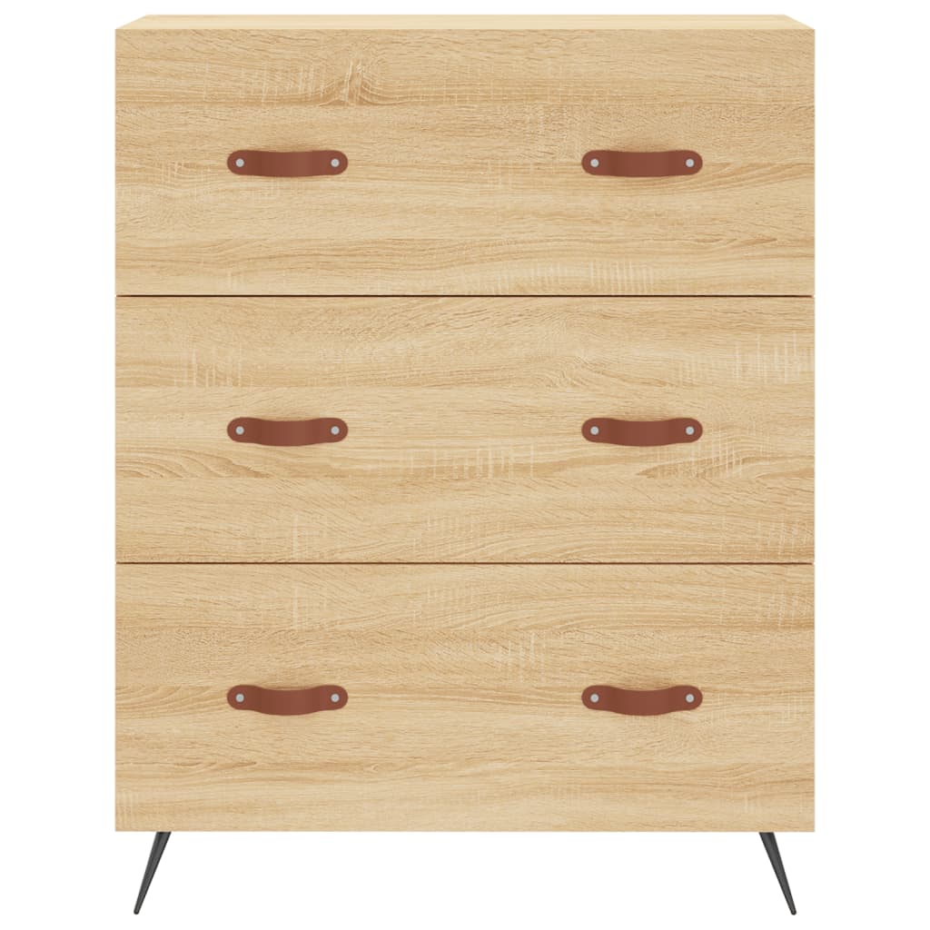 Cómoda 69,5x34x90 cm derivados de madeira carvalho sonoma