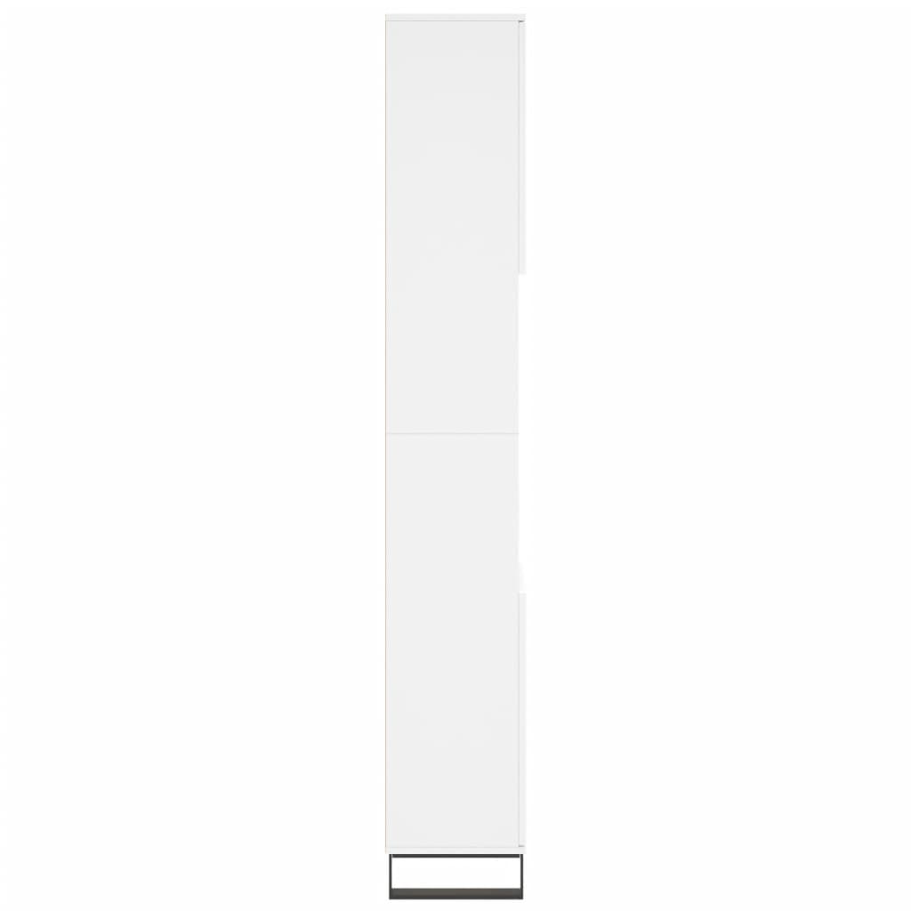 Armário de Casa de Banho - 30x30x190 cm - Derivados de Madeira Branco