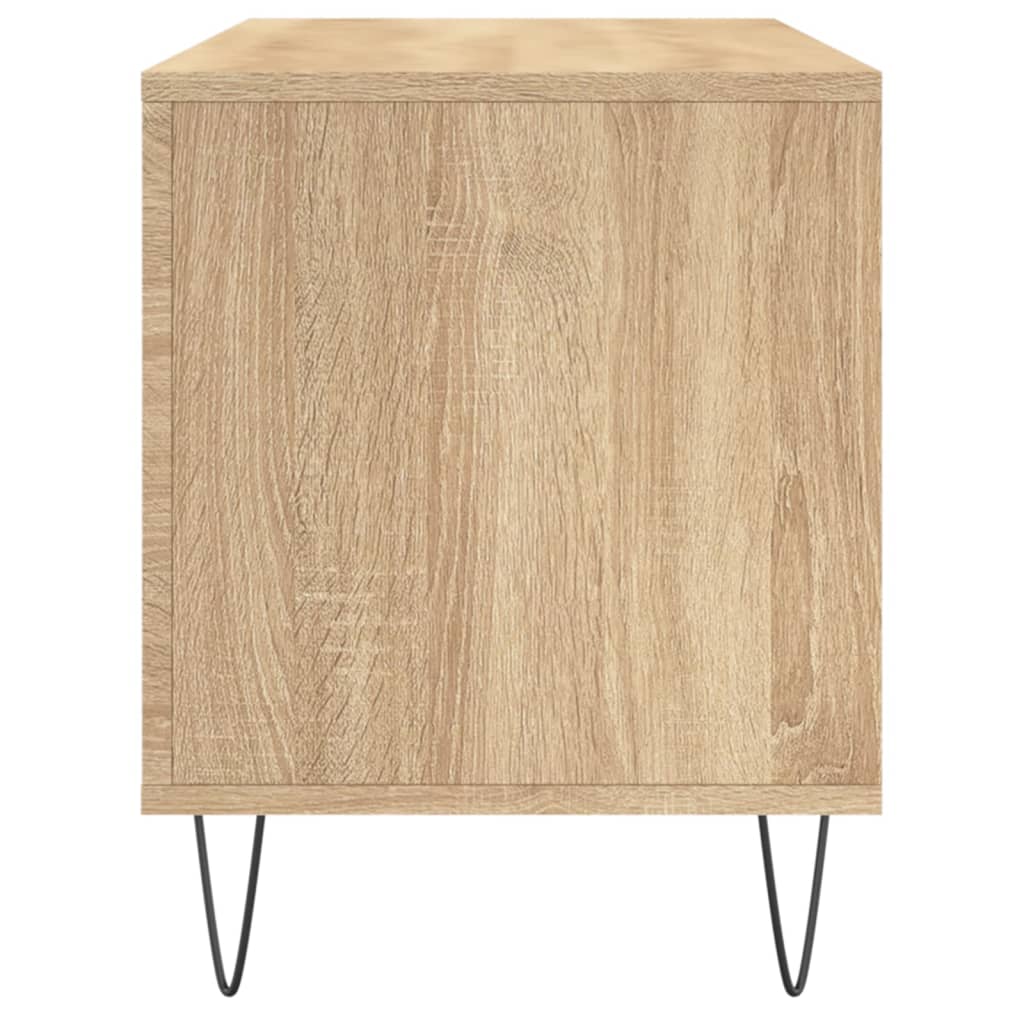Armário p/ discos 100x38x48cm derivados madeira carvalho sonoma