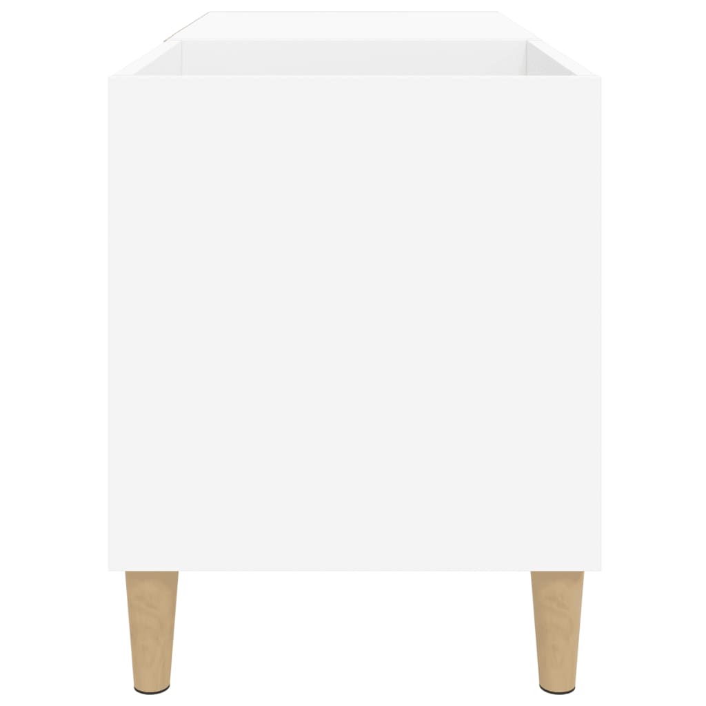 Armário para discos 84,5x38x48 cm derivados de madeira branco