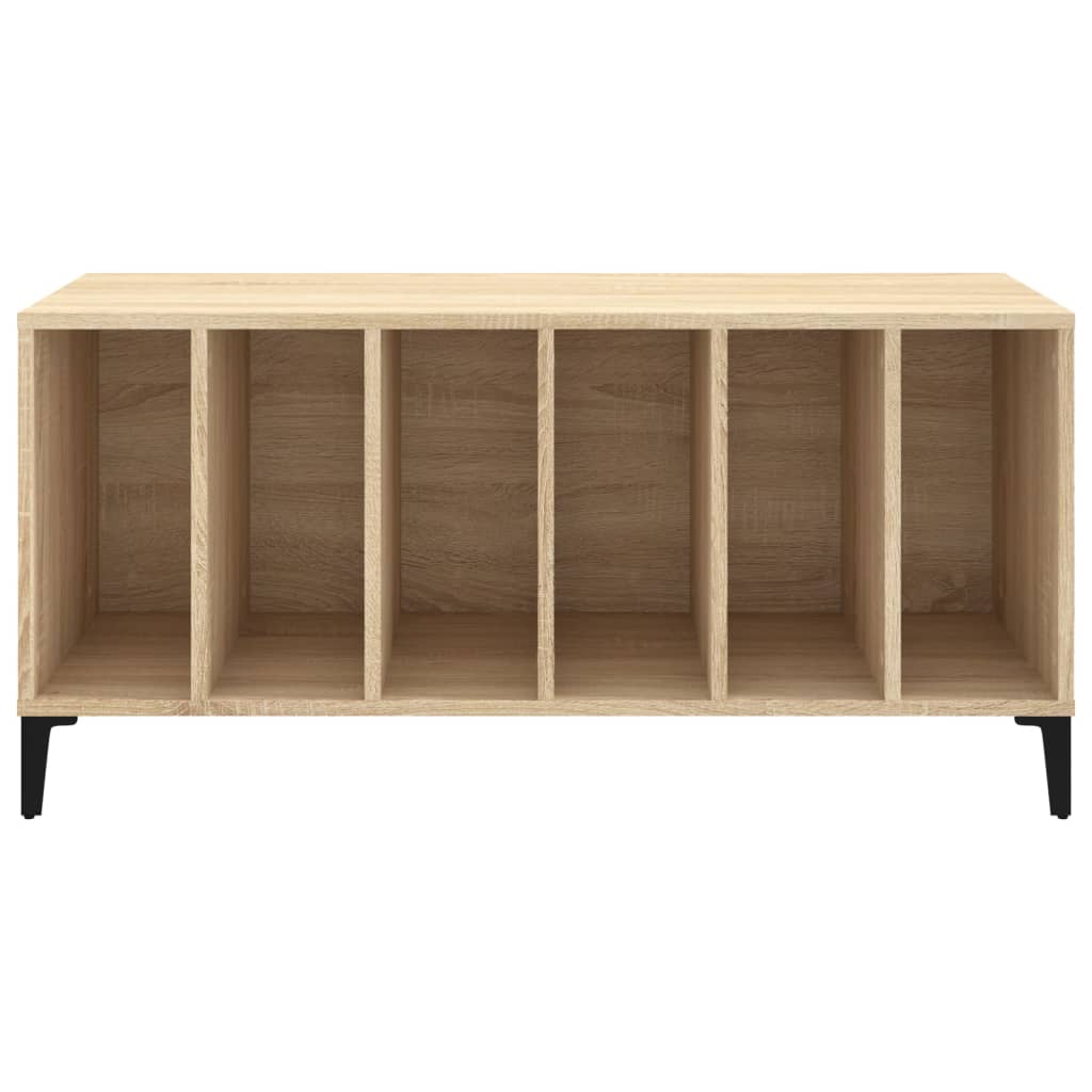 Armário p/ discos 100x38x48cm derivados madeira carvalho sonoma