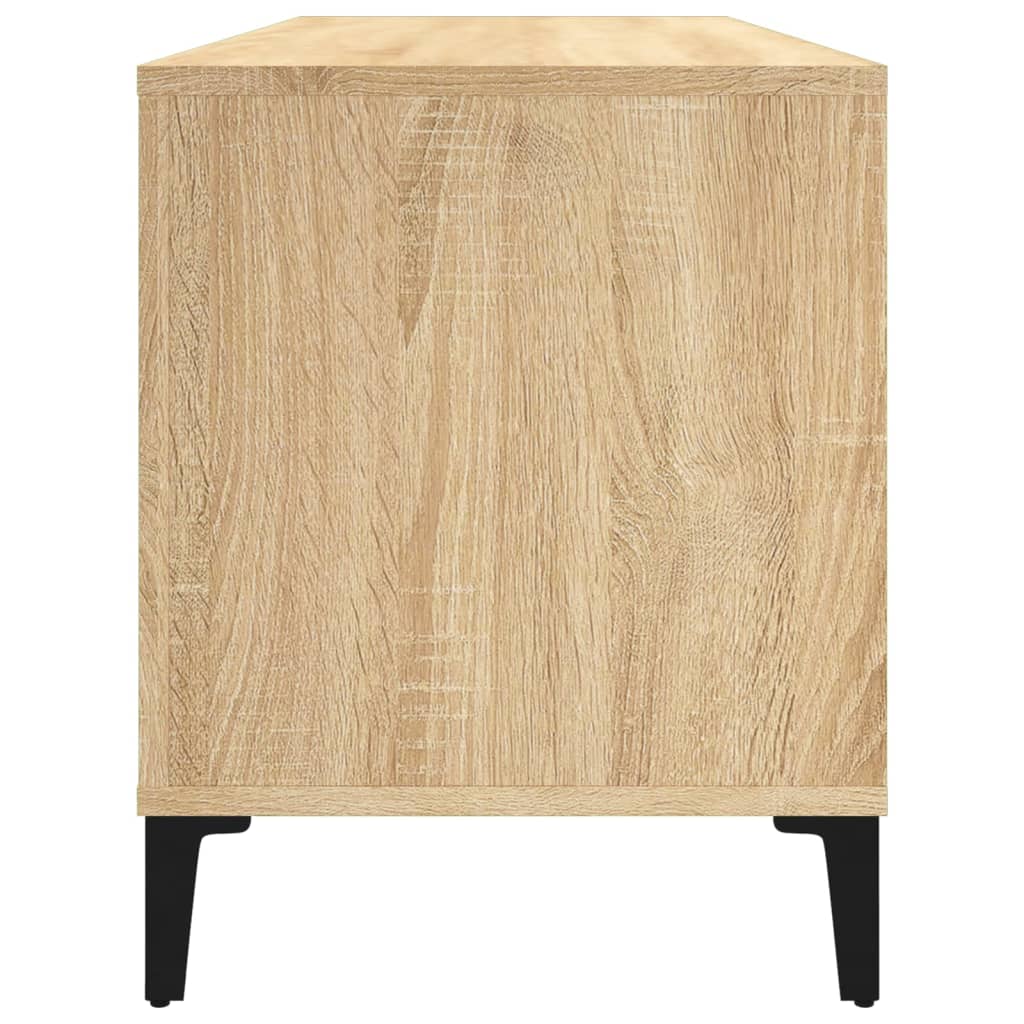 Armário p/ discos 100x38x48cm derivados madeira carvalho sonoma
