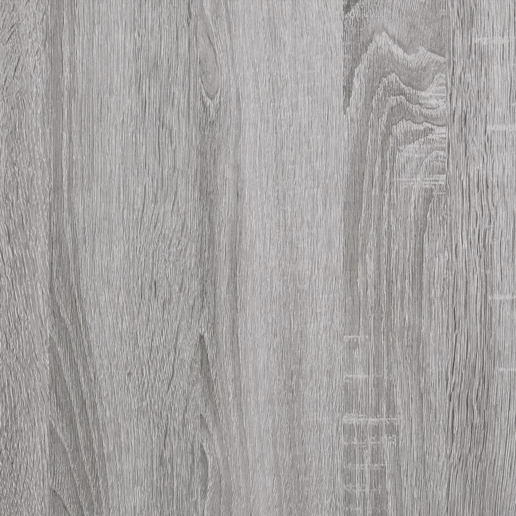 Armário p/ discos 84,5x38x89 cm derivados madeira cinza sonoma