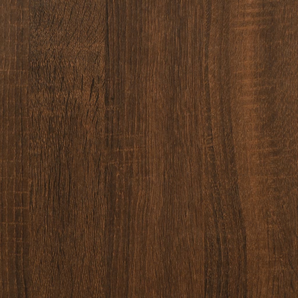 Armário p/ discos 84,5x38x89cm deriv. madeira carvalho castanho