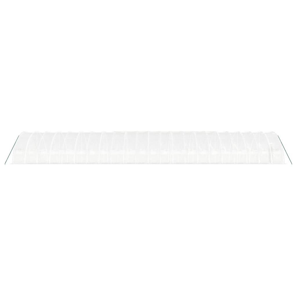 Estufa com estrutura de aço 132 m² 22x6x2,85 m branco