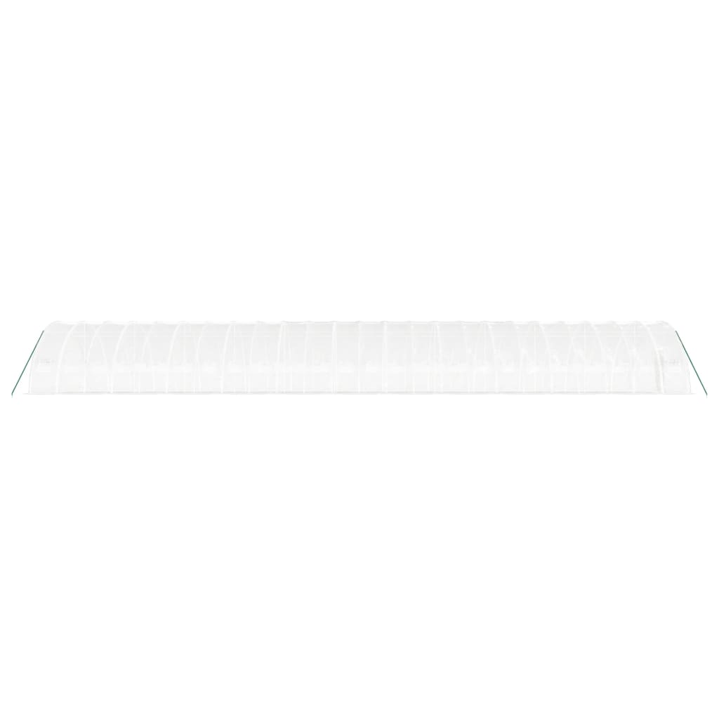 Estufa com estrutura de aço 144 m² 24x6x2,85 m branco