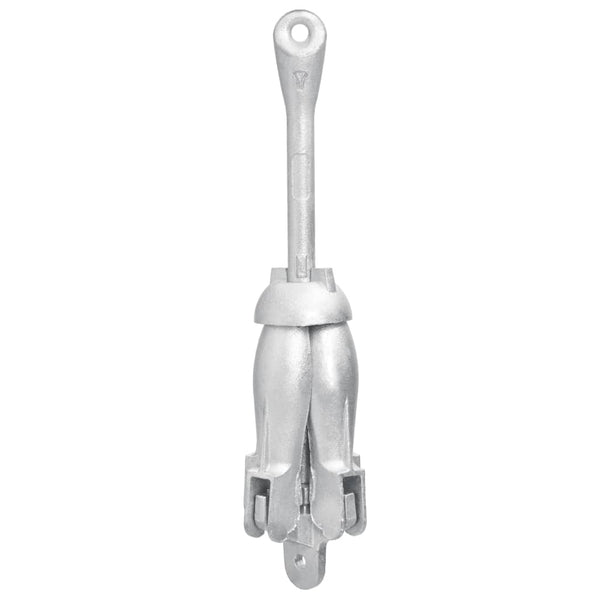 Âncora dobrável 4 kg ferro fundido galvanizado a quente prata