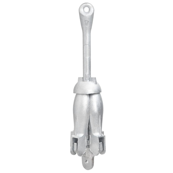 Âncora dobrável 6 kg ferro fundido galvanizado a quente prata