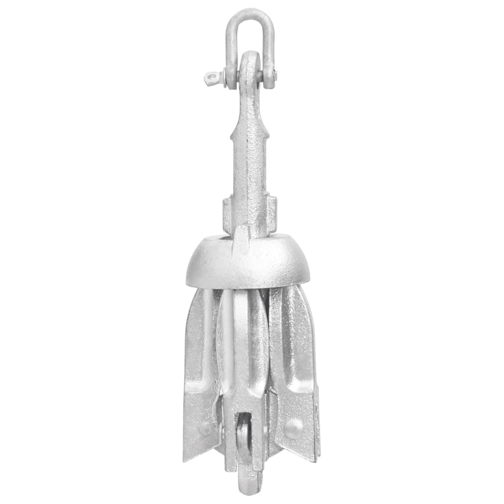 Âncora dobrável corda 0,7 kg ferro fundido galvanizado a quente