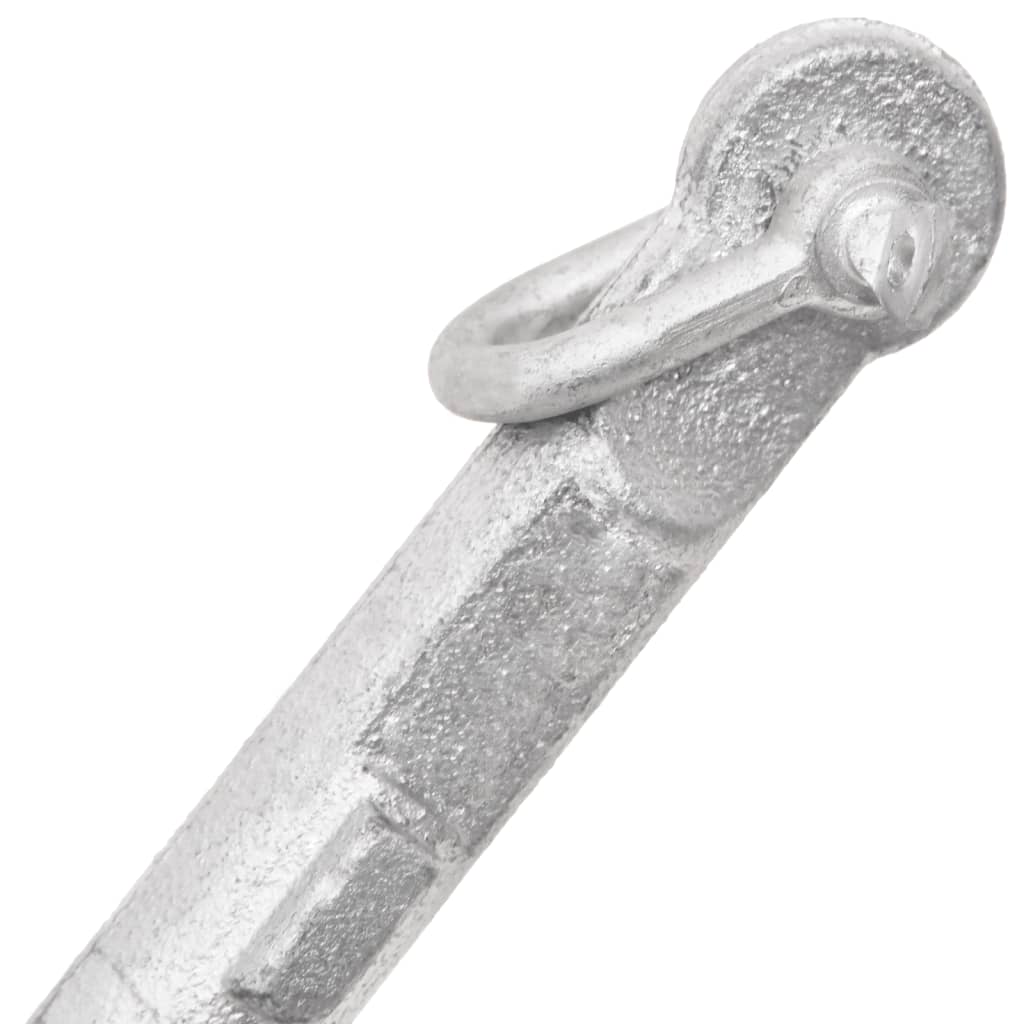 Âncora dobrável corda 0,7 kg ferro fundido galvanizado a quente