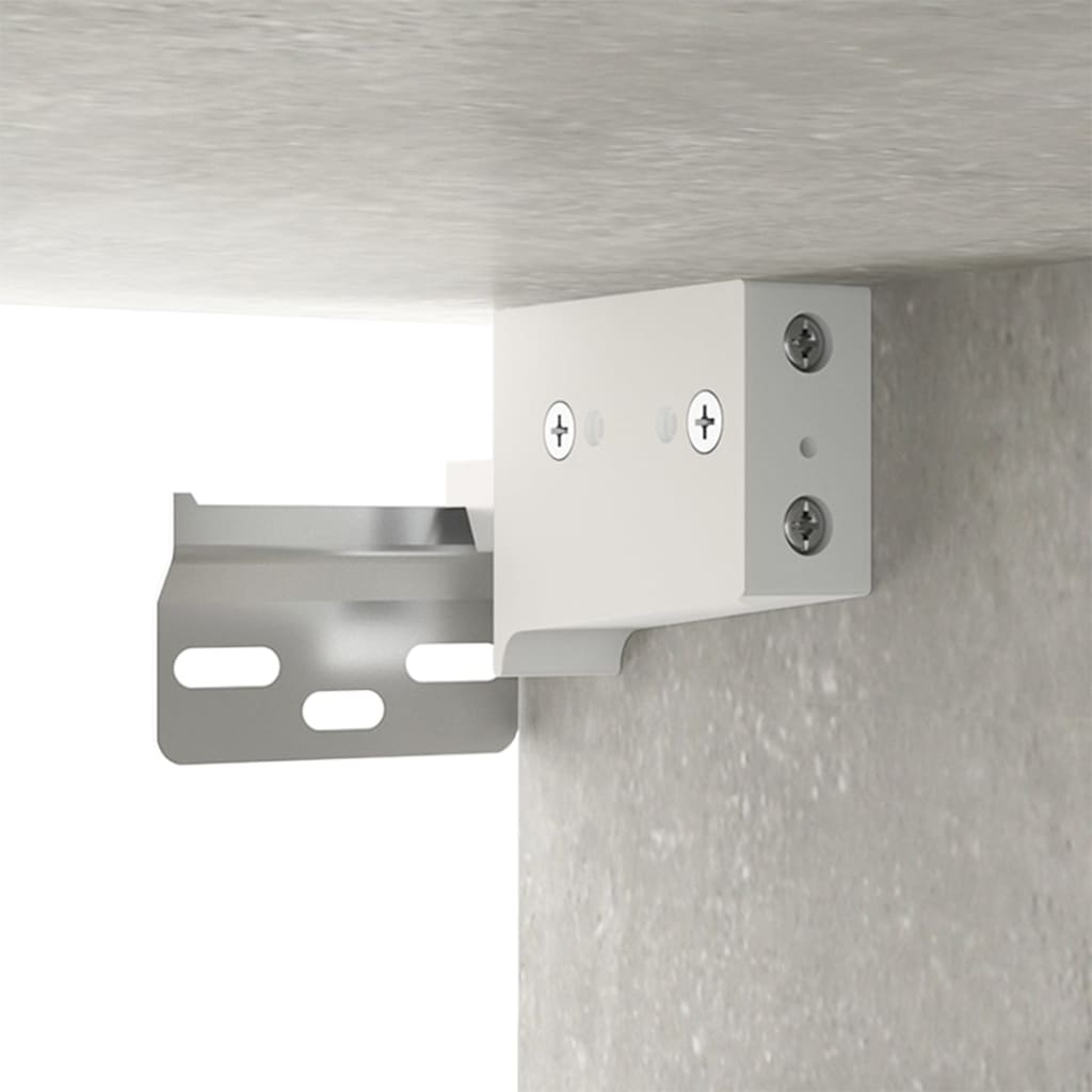 Móveis de TV de parede 3 pcs 100x34,5x40 cm cinzento cimento