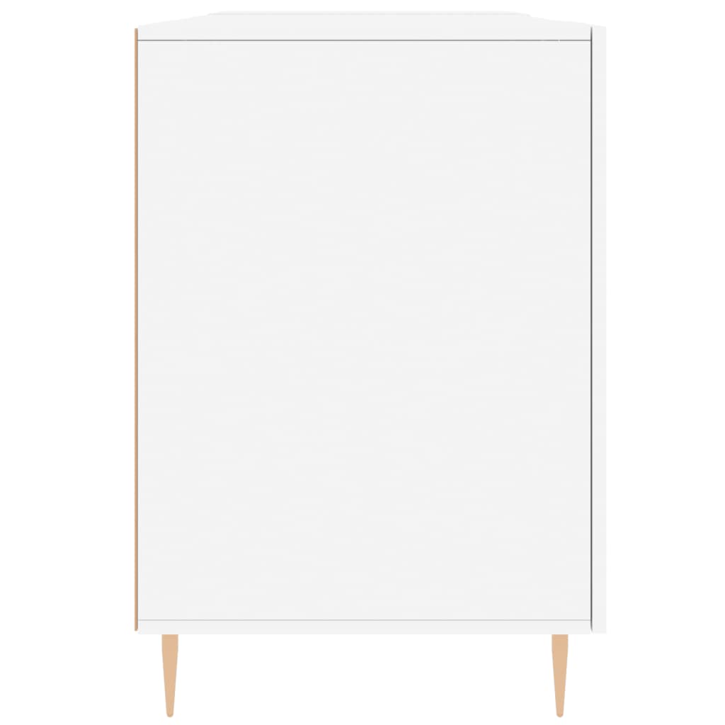 Secretária 140x50x75 cm derivados de madeira branco