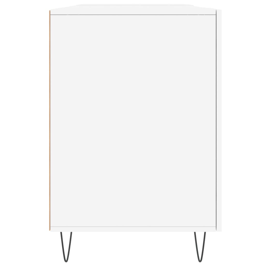 Secretária 140x50x75 cm derivados de madeira branco