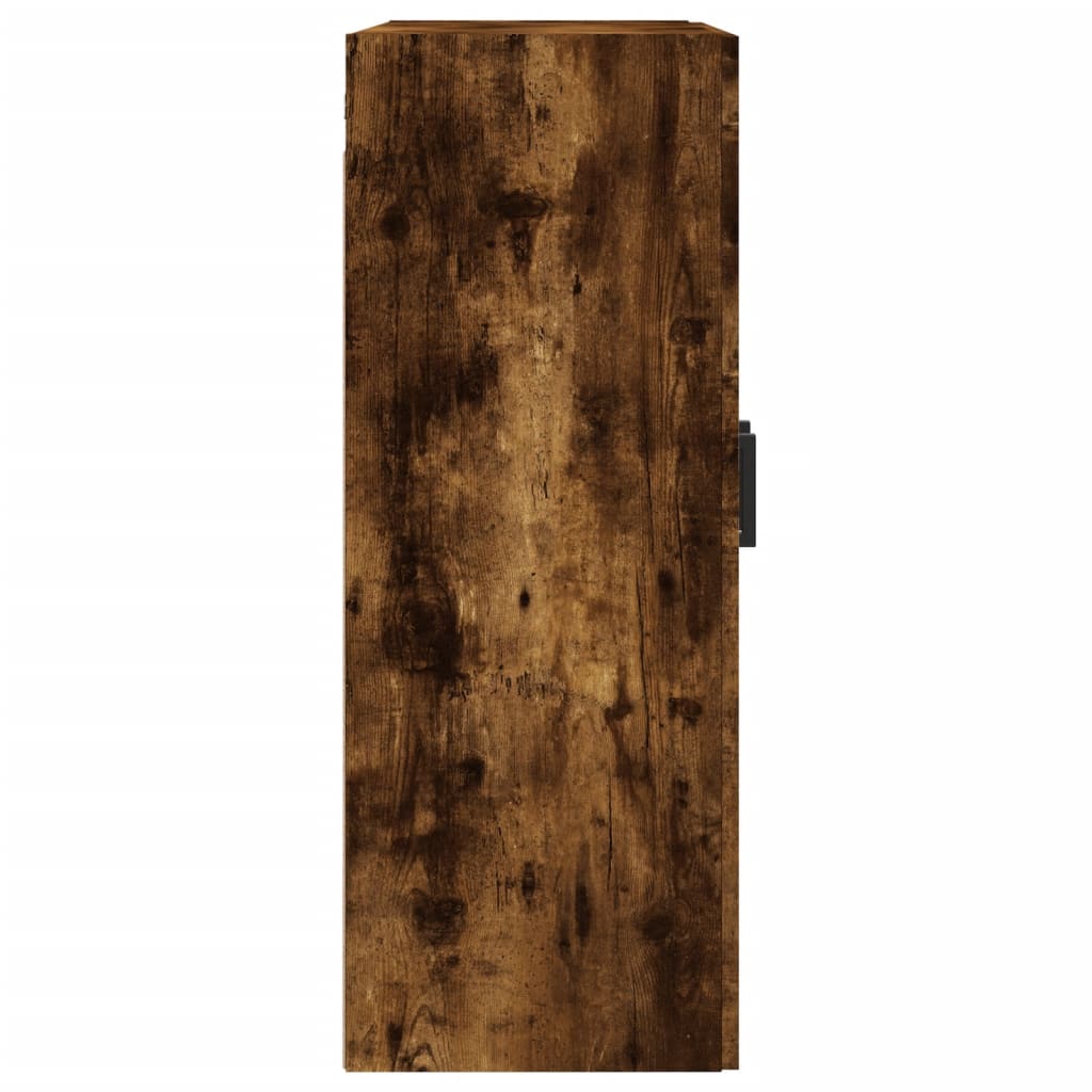 Armário de parede 69,5x34x90 cm deriv. madeira carvalho fumado